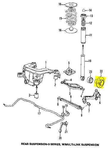 Bmw 33412229120 genuine oem factory original hub