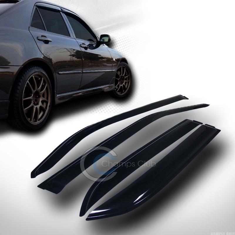 Sun/rain guard smoke vent shade deflector window visors 05+ chrysler 300/magnum