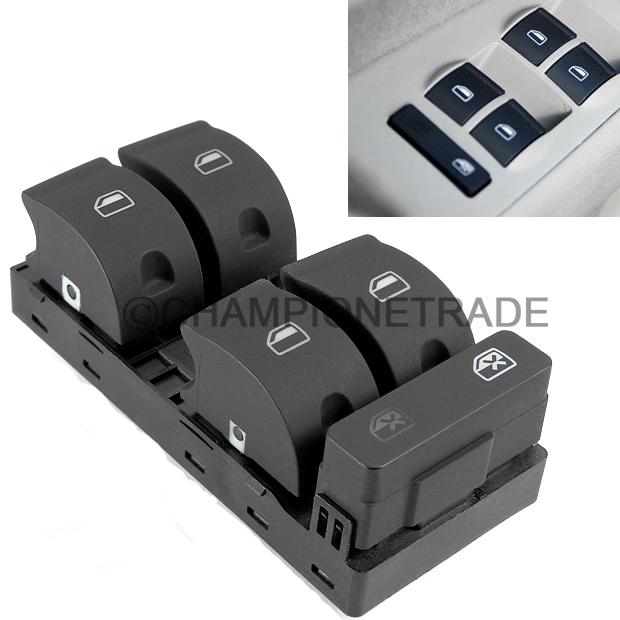 Window passenger control switch panel for audi a4 b6 sedan 2002-2005 8ed 959 851