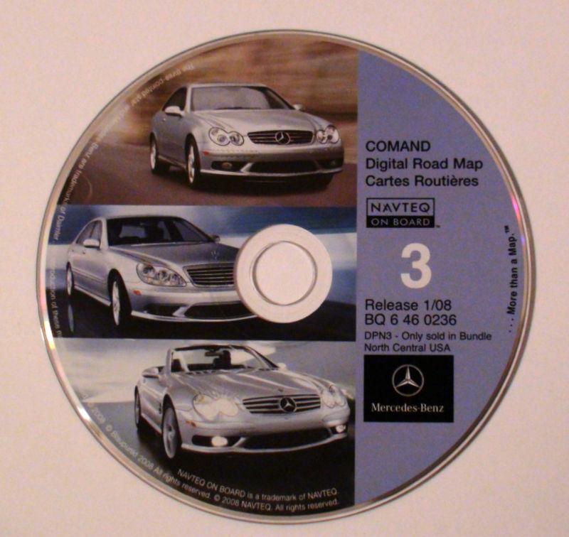 Mercedes navigation cd # 3 north central usa navteq bq6460236  release 01/08