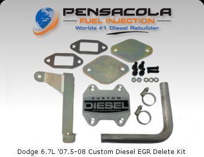 New 6.7 6.7l dodge cummins egr delete kit 07.5-08 (1020-1)