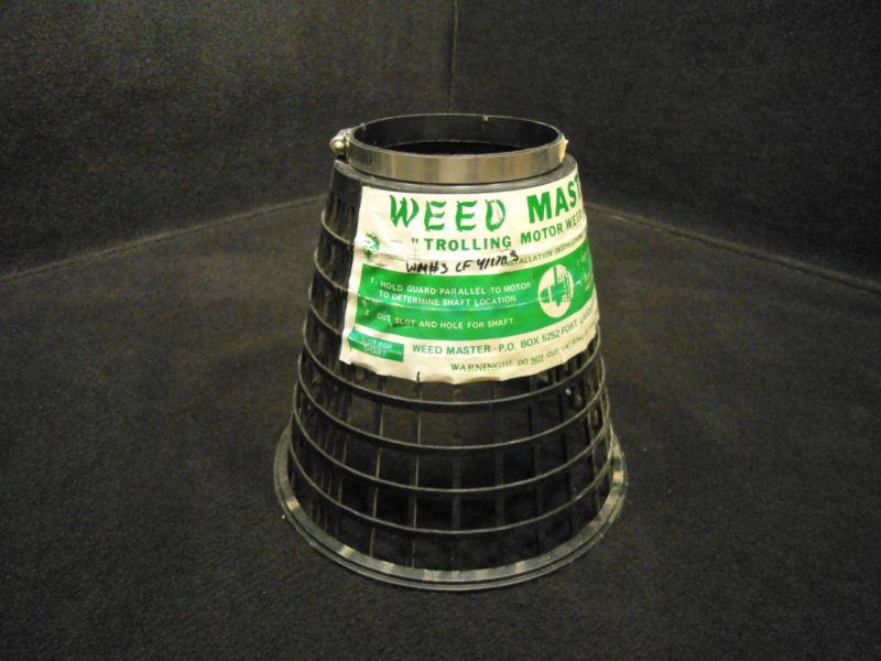 Wm#3 weed master's lower unit weed guard model#105 silvertrol super 24