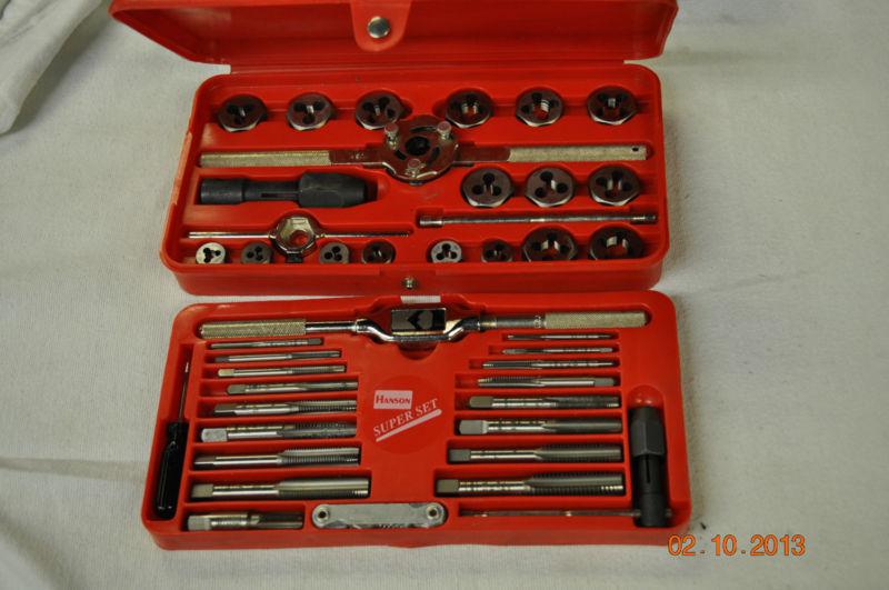 Tap and die super set    no.4- 1/2"  usa   excellent