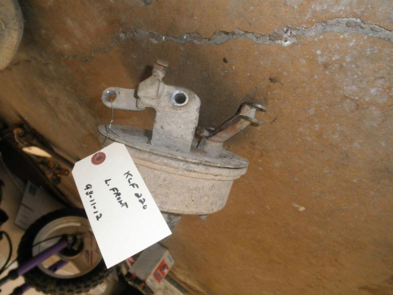 Kawasaki  klf220  bayou  left knuckle good brakes & bearings 