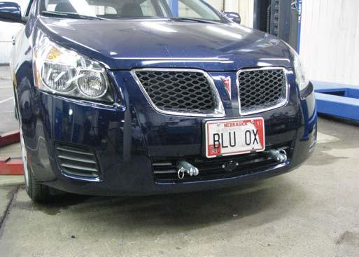 Blue ox bx3779 base plate f/toyota matrix 09-10