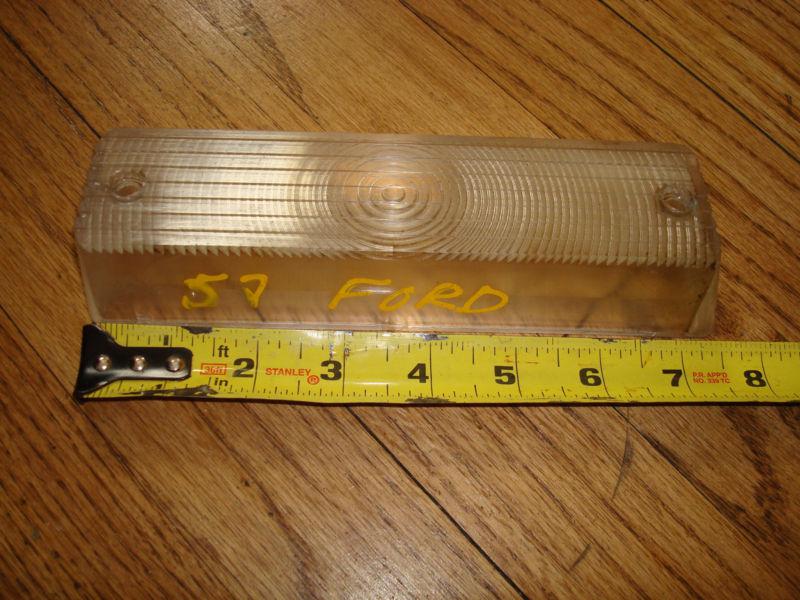1957 FORD FAIRLANE VICTORIA RANCHERO 57 PARKING LIGHT LENS used, US $0.99, image 3