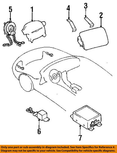 Eagle oem mr787019 air bag module-driver air bag