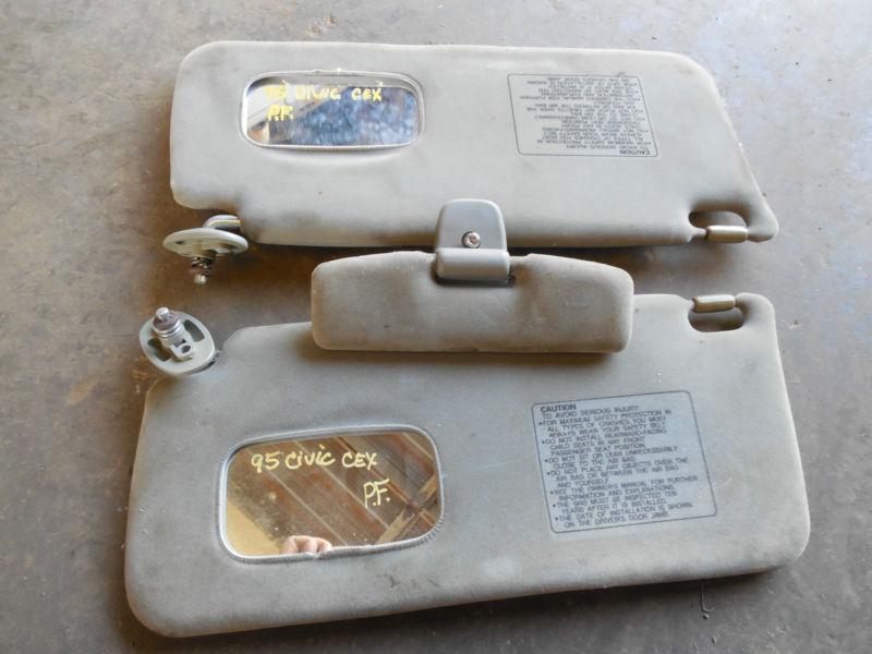 1995 honda civic interior sun visor sold as set