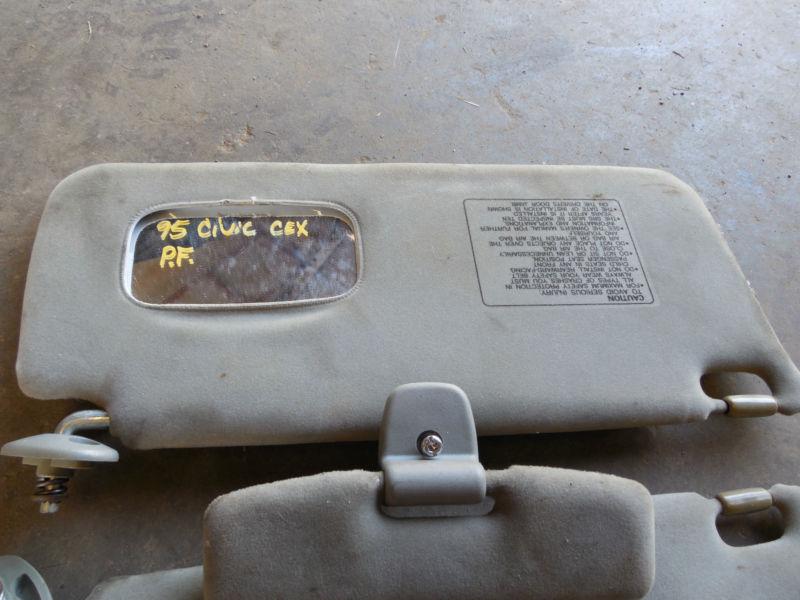 1995 HONDA CIVIC INTERIOR SUN VISOR SOLD AS SET, US $29.99, image 3