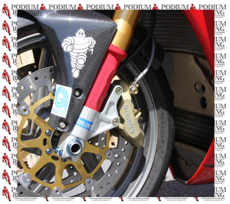 Fork protectors with zipper - red ducati streetfighter