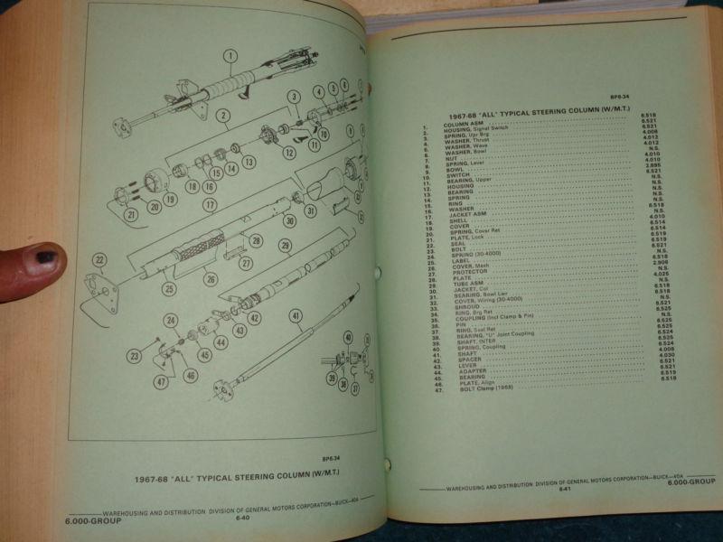 Find 1965 1969 1970 1971 1972+ BUICK PARTS CATALOG SET ORIGINAL TEXT