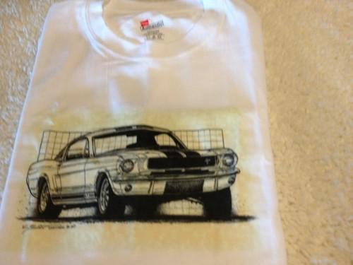 Ford mustang t shirt, 1965, shelby g t 350, medium, new without tags