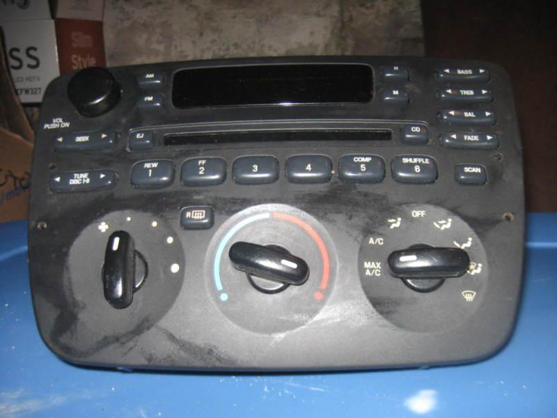 Mercury sable cd radio player with temp control factory original part 01 02 03