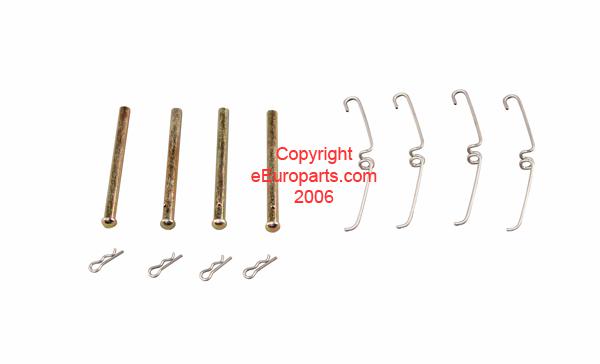 New proparts disc brake caliper hardware kit - front 51992010 volvo oe 272691