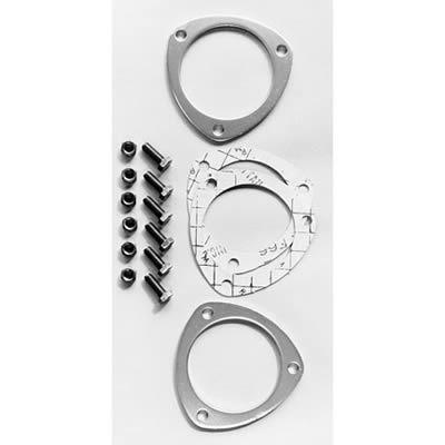 Hooker headers collector rings 2.50 in. weld-on 3-bolt flange steel natural pair