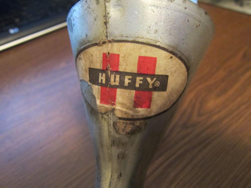 Vintage huffy oil filler tool w pistol grip puncture funnel and flex tube filler
