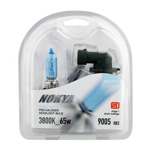 Nokya dot super white 9004 / hb1 65 / 45w halogen headlight bulbs + free gift