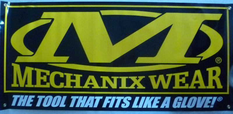 1 x mechanix wear racing banner 4 foot long by 2 foot high size new