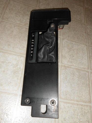 82-92 trans am firebird gta center console shifter plate automatic 85-92