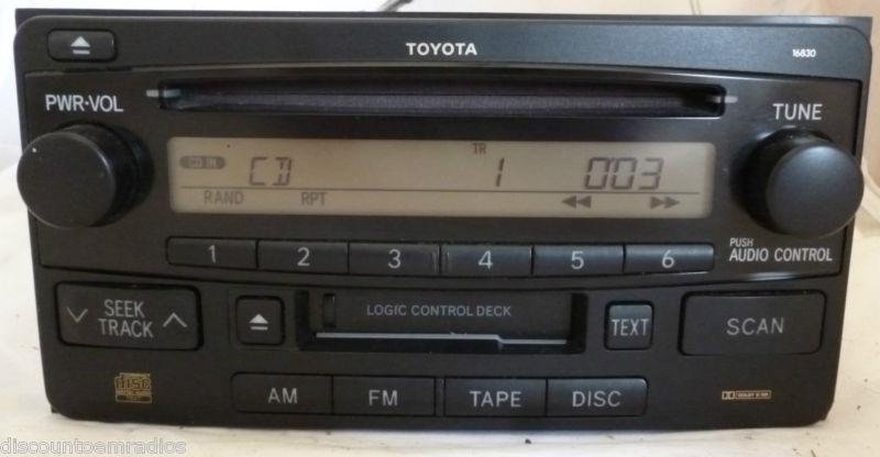 03-05 toyota celica rav4 radio cd cassette 16830 86120-2b760 b