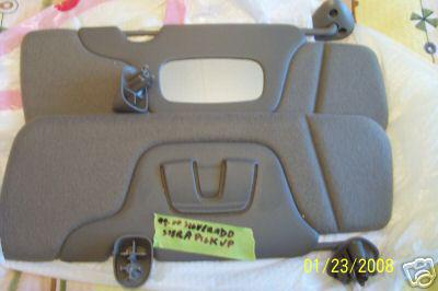 00 - chevrolet - silverado -sun visors&clips