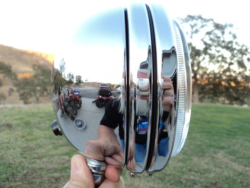 Harley headlight chrome double ring  biker's choice 41-0314 oe#67733-72 