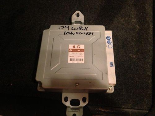 04 subaru impreza 2.5l 22611 ah522 computer brain engine control ecu ecm module