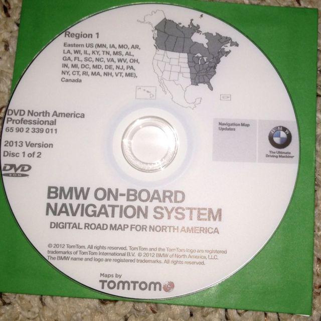 2013 bmw navigation dvd professional set west update disc updates in 2012