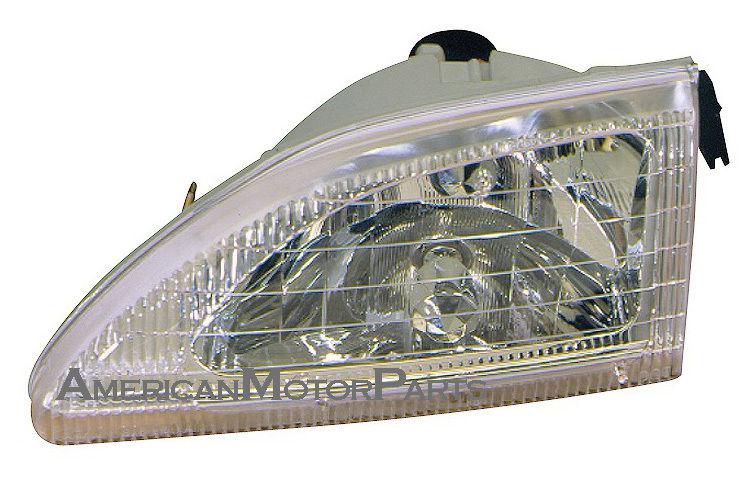 Left driver side replacement headlight 94-98 ford mustang w/ cobra model