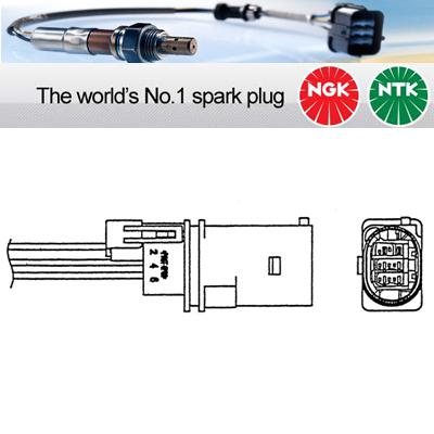 1x ngk ntk oxygen o2 lambda sensor  lza07-au2 lza07au2 (0026)