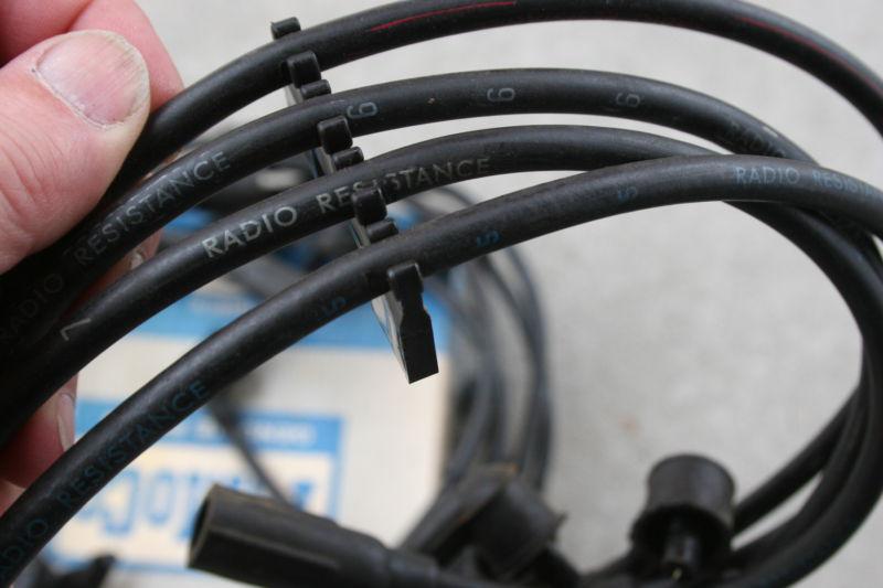 Nos 63-65 Mustang FoMoCo spark plug wires 289/289HP early style molded dist.ends, US $1,450.00, image 2