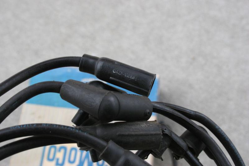 Nos 63-65 Mustang FoMoCo spark plug wires 289/289HP early style molded dist.ends, US $1,450.00, image 4