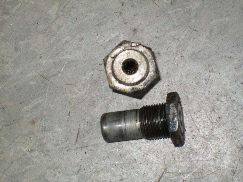 Vintage bmw motorcycle swingarm bolt bolts