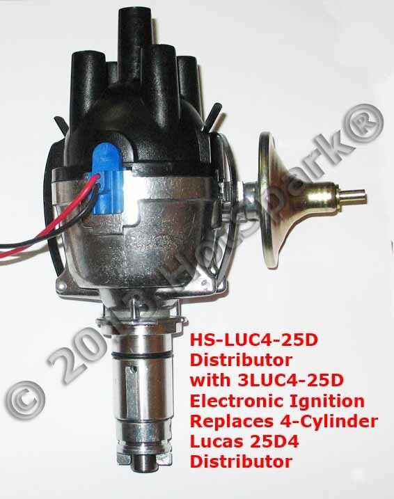 Find New HS25D4 Electronic Distributor Replaces Lucas 25D 25D4 4cyl