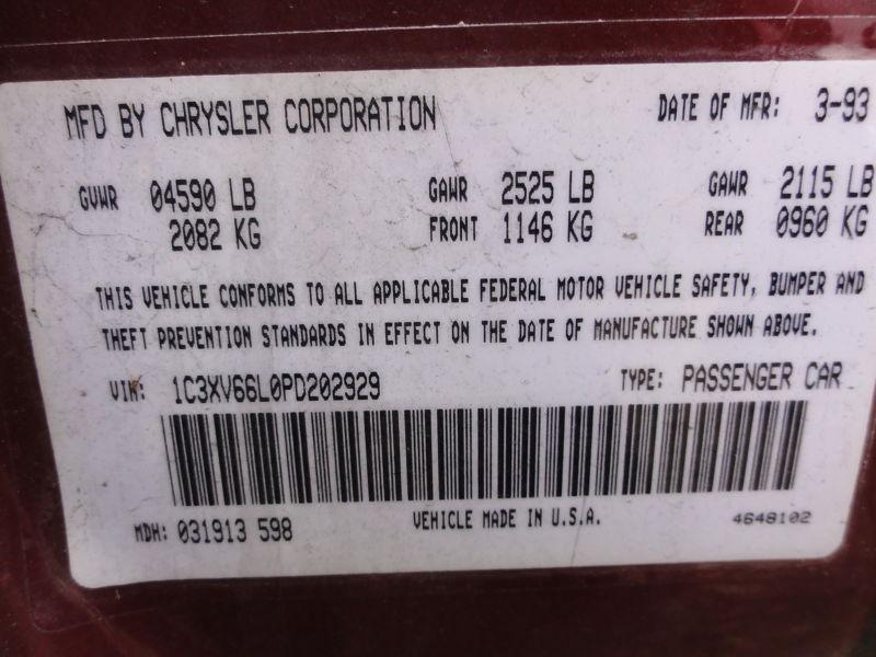 90-94 95 96 97 98 99 caravan starter motor 6-201 3.3l spade wide type connector