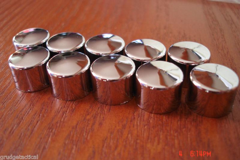 Find Chrome Caps for Bolts (10) caps in package fits 5/16" Allen Head