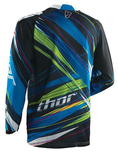 Thor Phase Vented Wired Jersey Blue Green Small NEW 2014, US $39.95, image 2