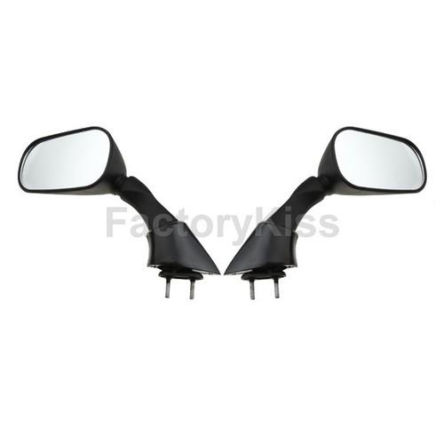 Gau motorcycle left right mirrors for yamaha fjr 1300 03 04 05 black