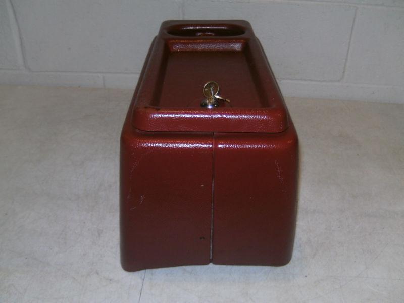 AMC OEM Jeep CJ Locking Center Console GARNET RARE NICE ! , US $299.00, image 2
