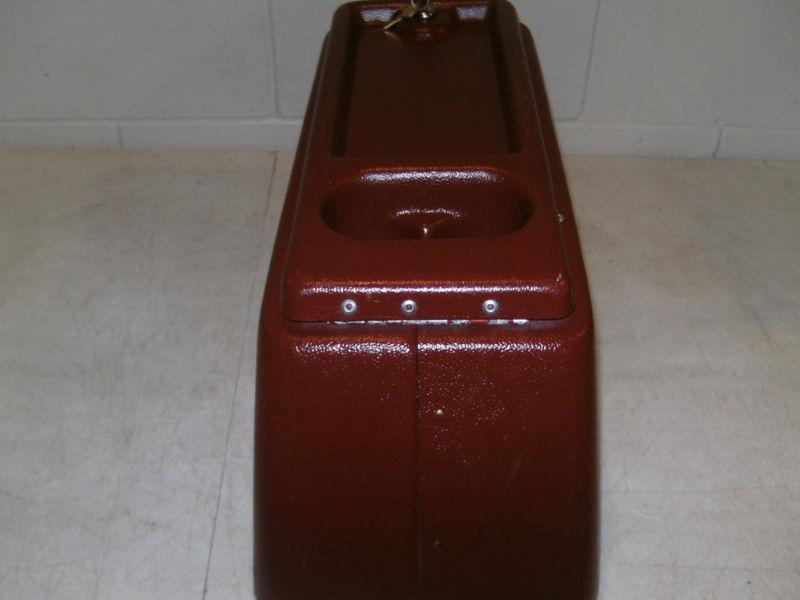 AMC OEM Jeep CJ Locking Center Console GARNET RARE NICE ! , US $299.00, image 3