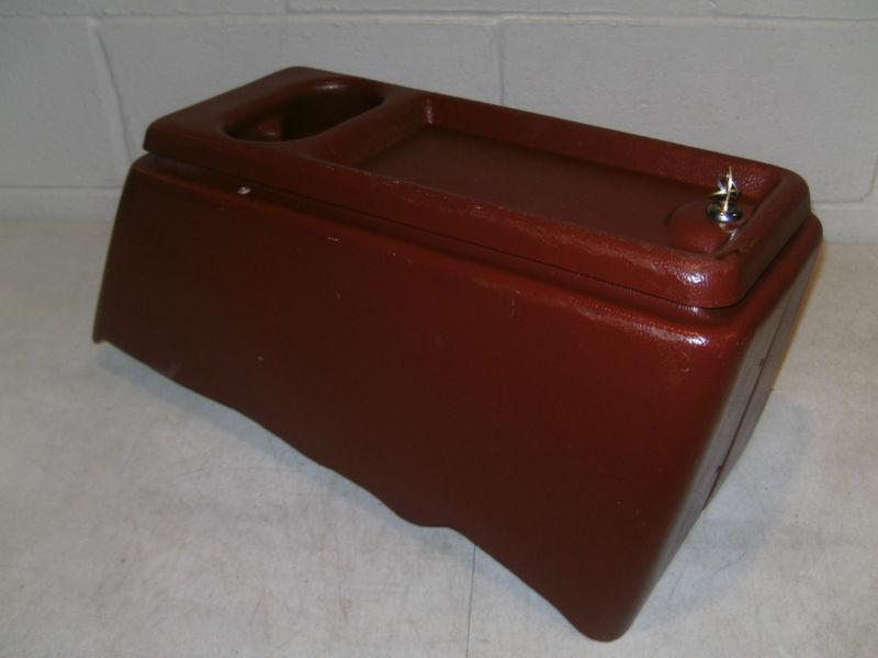 AMC OEM Jeep CJ Locking Center Console GARNET RARE NICE ! , US $299.00, image 4