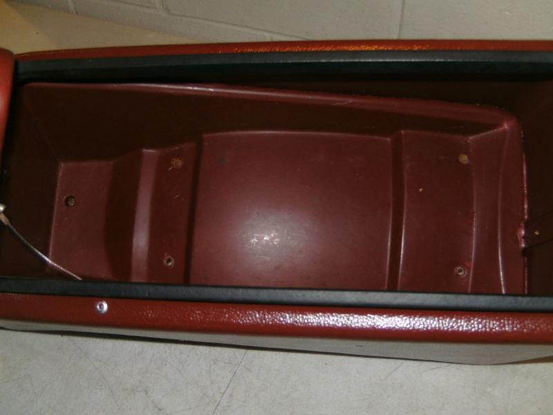AMC OEM Jeep CJ Locking Center Console GARNET RARE NICE ! , US $299.00, image 8