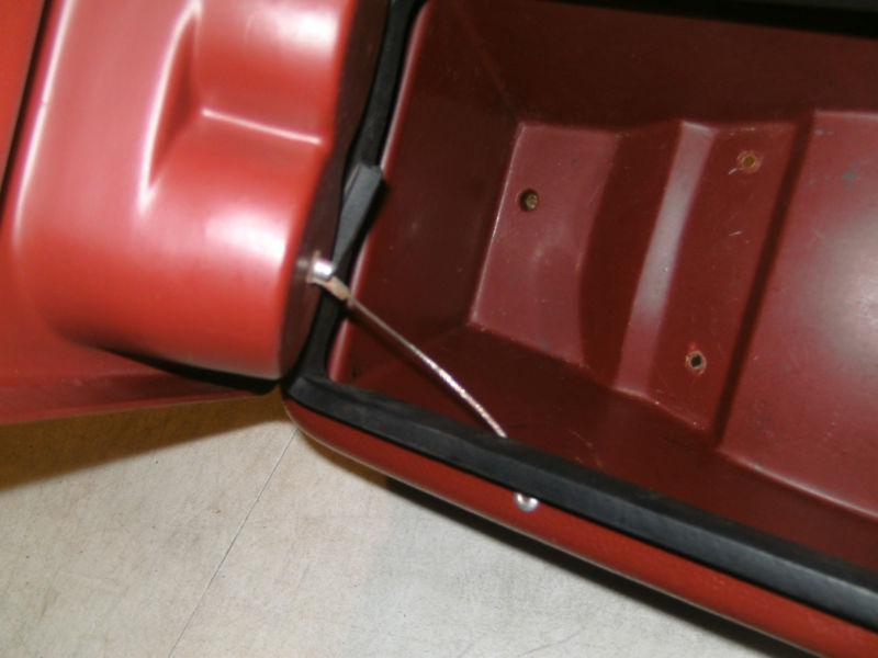 AMC OEM Jeep CJ Locking Center Console GARNET RARE NICE ! , US $299.00, image 9