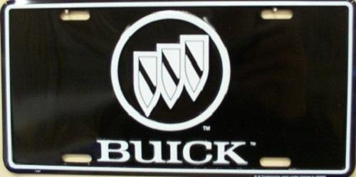 Buick logo license plate