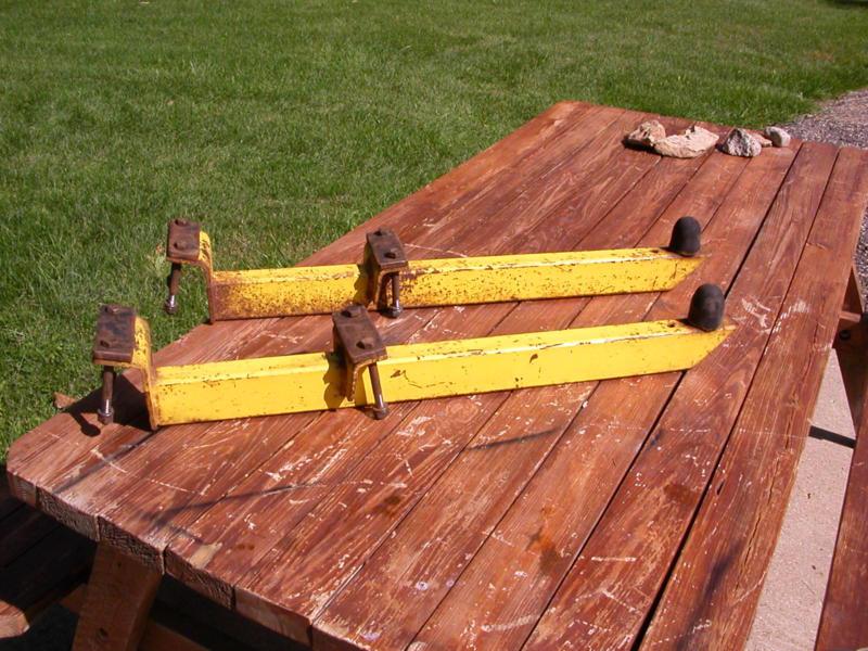 Traction bars for leaf springs, vintage, classic, from 1970's 