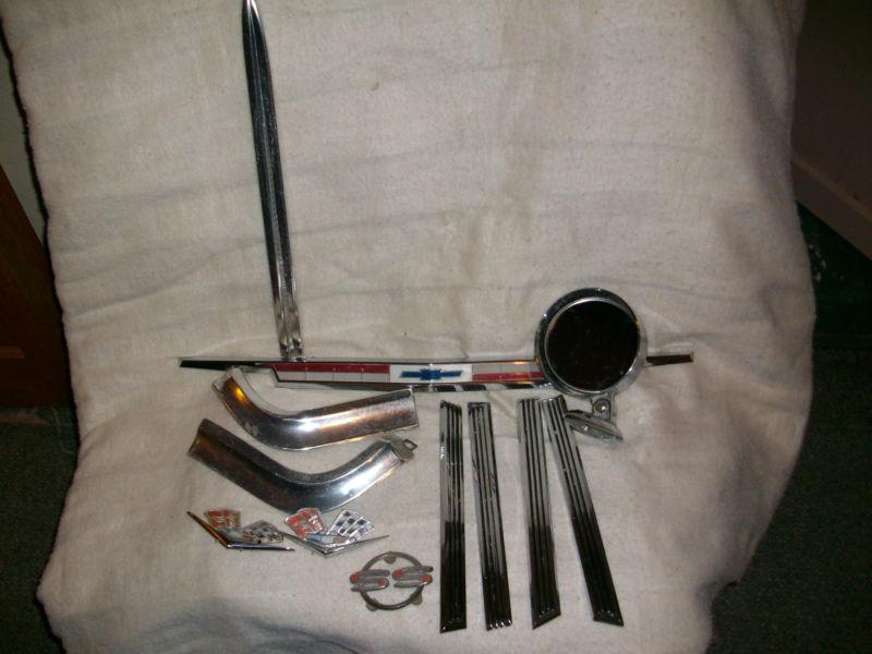 1963 chevy impala ss parts lot, emblems