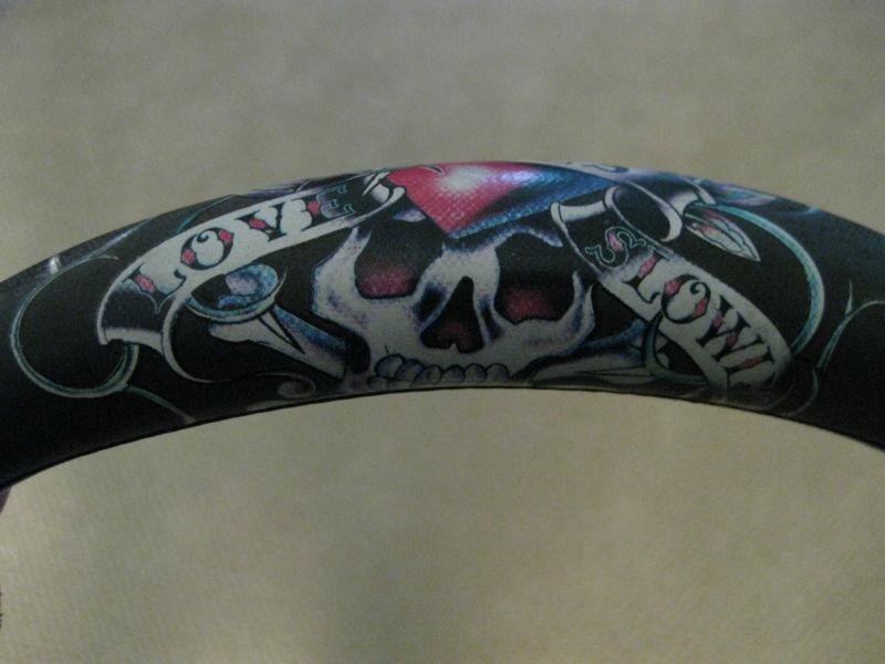 PRE-OWNED ED HARDY STEERING WHEEL COVER AND SUNVISOR ORGANIZER, US $12.99, image 4