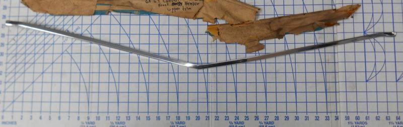 68 69 nos chevelle upper grill header trim molding el camino ss 396 l78 copo