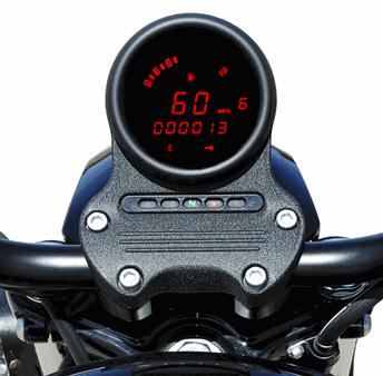 Dakota digital speedometer/tachomter gauge red harley dyna 04-11 sportster 04-12