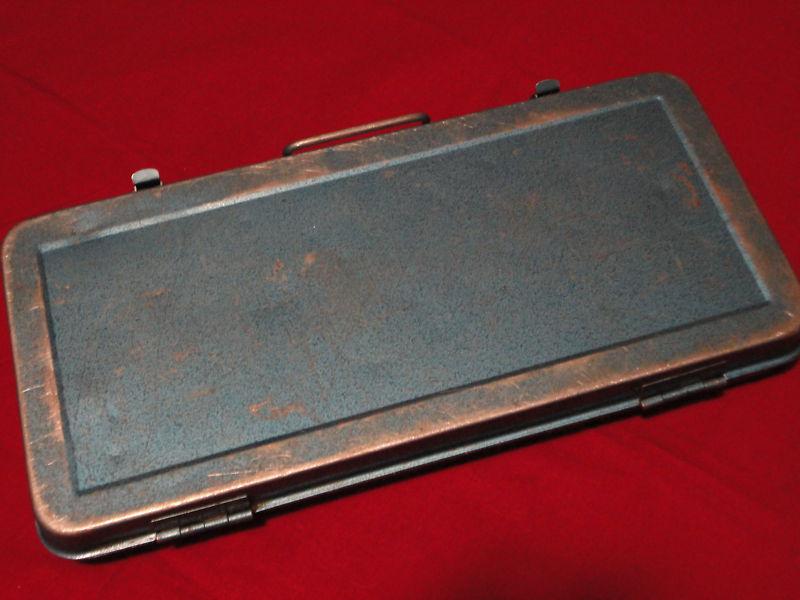 Vintage Tool Storage Box for Socket Ratchet Set Blue, US $8.99, image 4